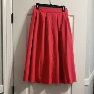 Elegant Pink Women's Skirt w/Pockets